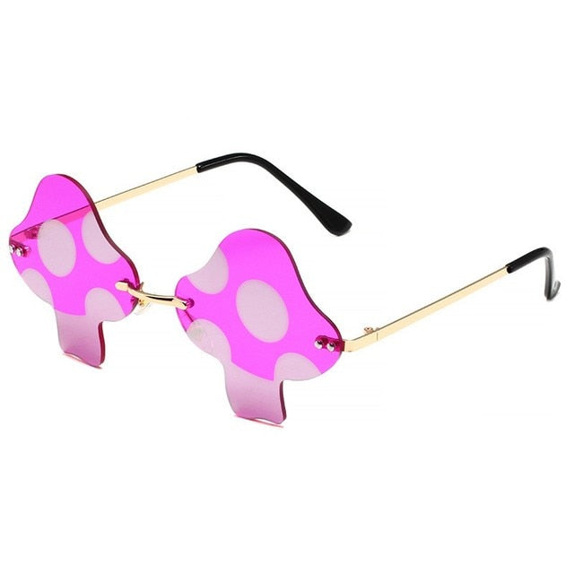 Mushroom Rimless Style Sunglasses