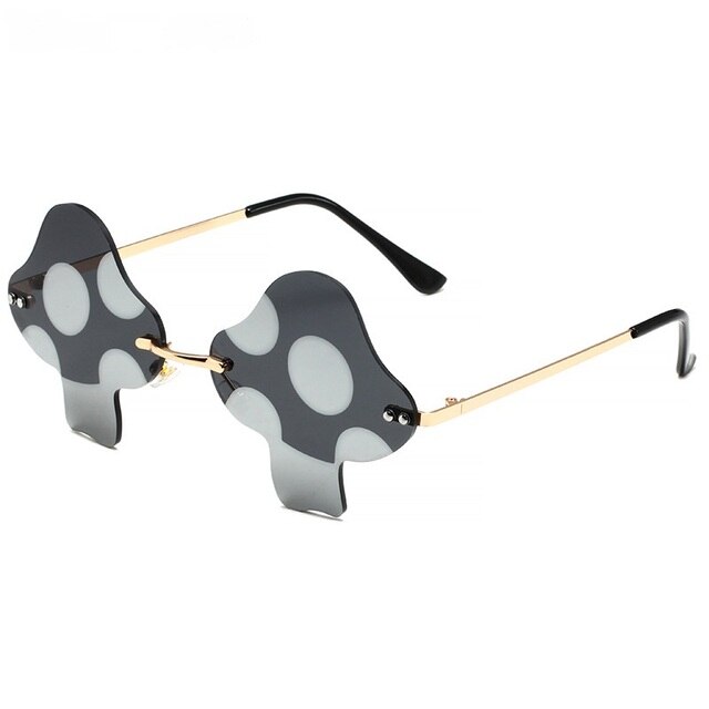 Mushroom Rimless Style Sunglasses