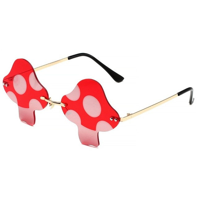 Mushroom Rimless Style Sunglasses