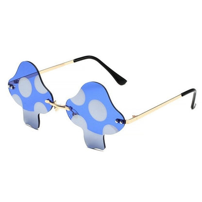 Mushroom Rimless Style Sunglasses