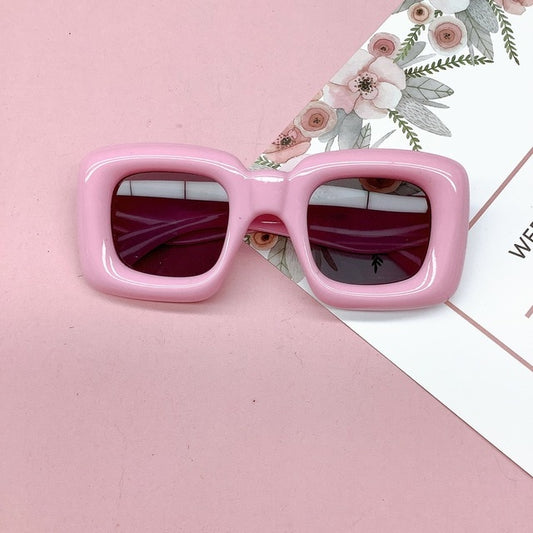 Kids Candy Color Plastic Sunglasses