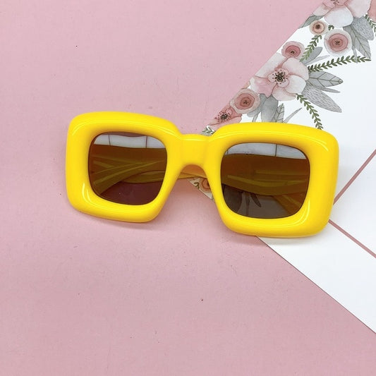 Kids Candy Color Plastic Sunglasses