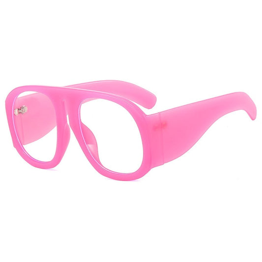 Trendy Vintage Oversize Round Glasses