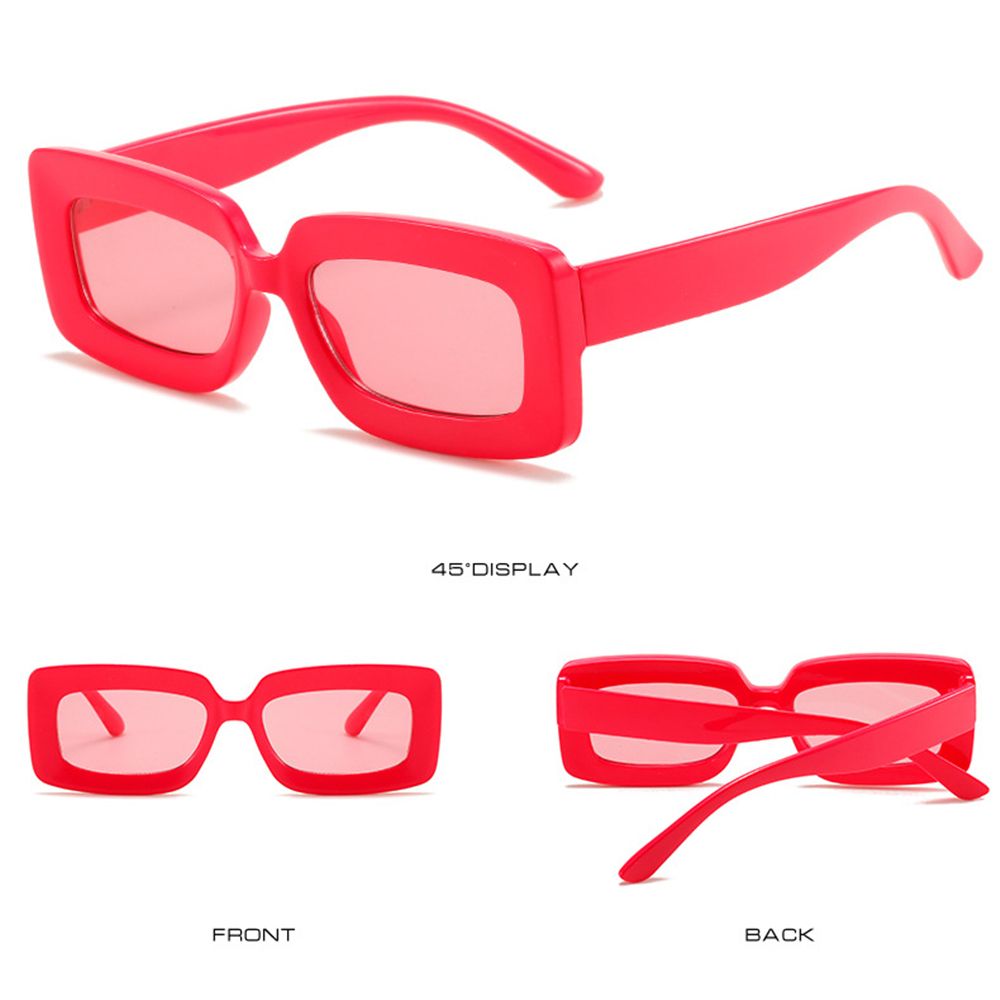 "High Rise" Plastic Frame Sunglasses