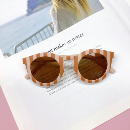 "Play Ground Stripe" Kids Plastic Sunglasses