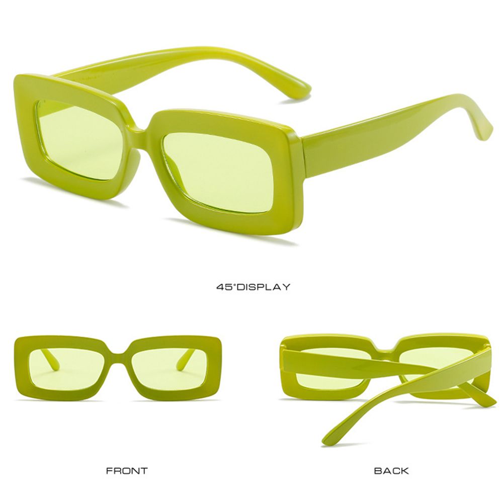 "High Rise" Plastic Frame Sunglasses