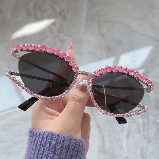 "Irish" Luxury Fashion Rhinestone Sunglasses