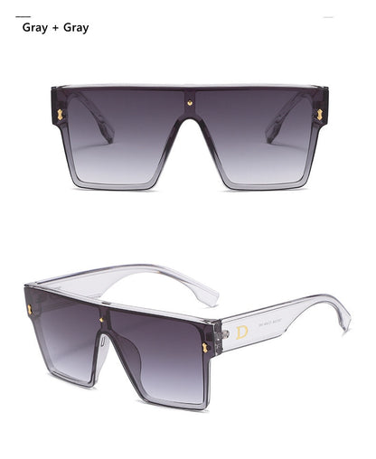 Fashion Oversize Square Glam Sunglasses