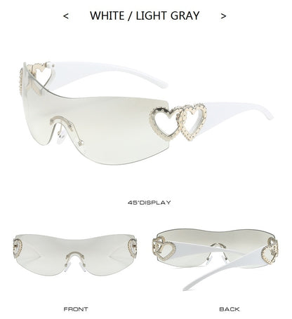 "I Heart You" Fashion Luxury Sunglasses