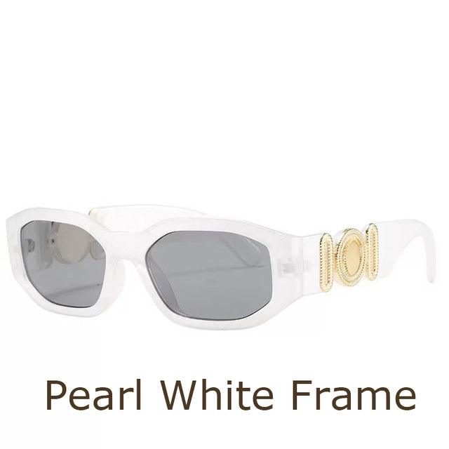 Plastic Square Reflective Sunglasses - Weekend Shade Sunglasses