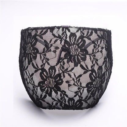 Floral Lace Oversize Shield Sunglasses