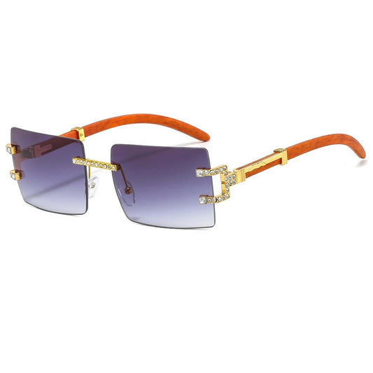 "Solo Dolo" Rimless Square Glasses
