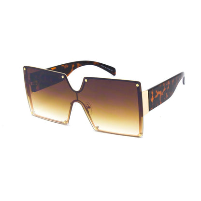 "Hot Shot" Square Metal Frame Sunglasses - Weekend Shade Sunglasses