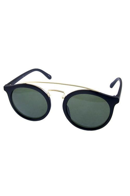 Round Reflective Sunglasses - Weekend Shade Sunglasses