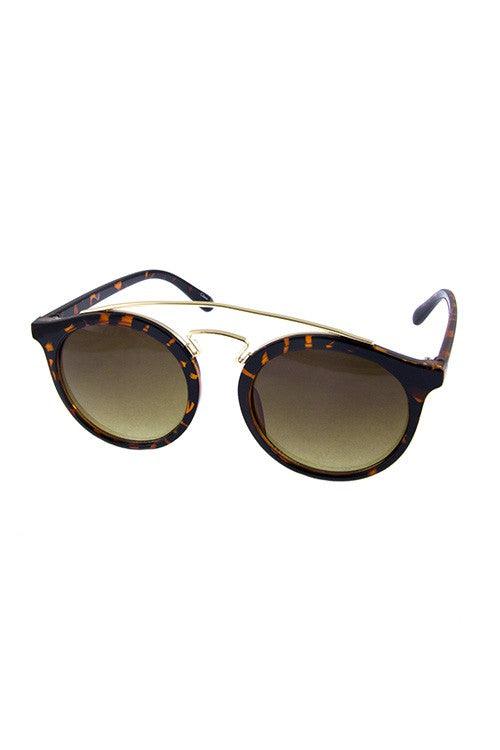 Round Reflective Sunglasses - Weekend Shade Sunglasses