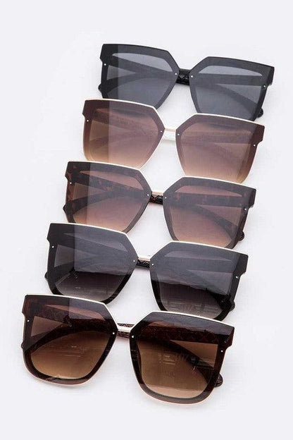 "Elisa" Cateye Plastic Sunglasses - Weekend Shade Sunglasses