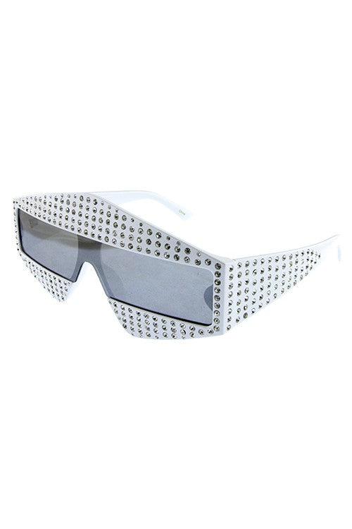 "EXTRA" Women Rhinestone Sunglasses - Weekend Shade Sunglasses