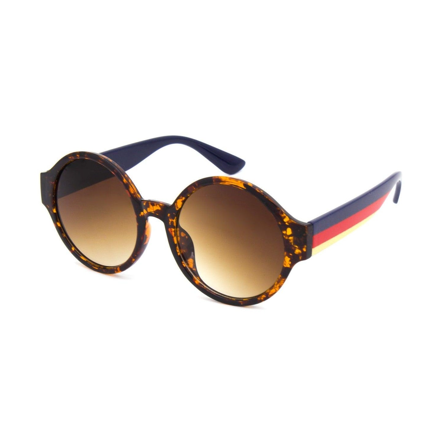 "Fall Classy" Round Plastic Sunglasses - Weekend Shade Sunglasses