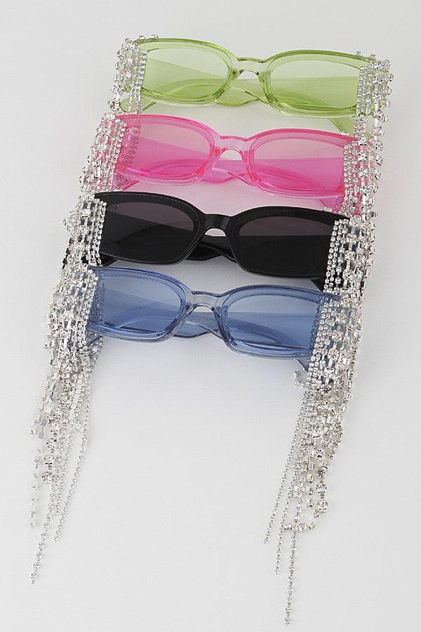 Fashion Rhinestone Glasses - Weekend Shade Sunglasses