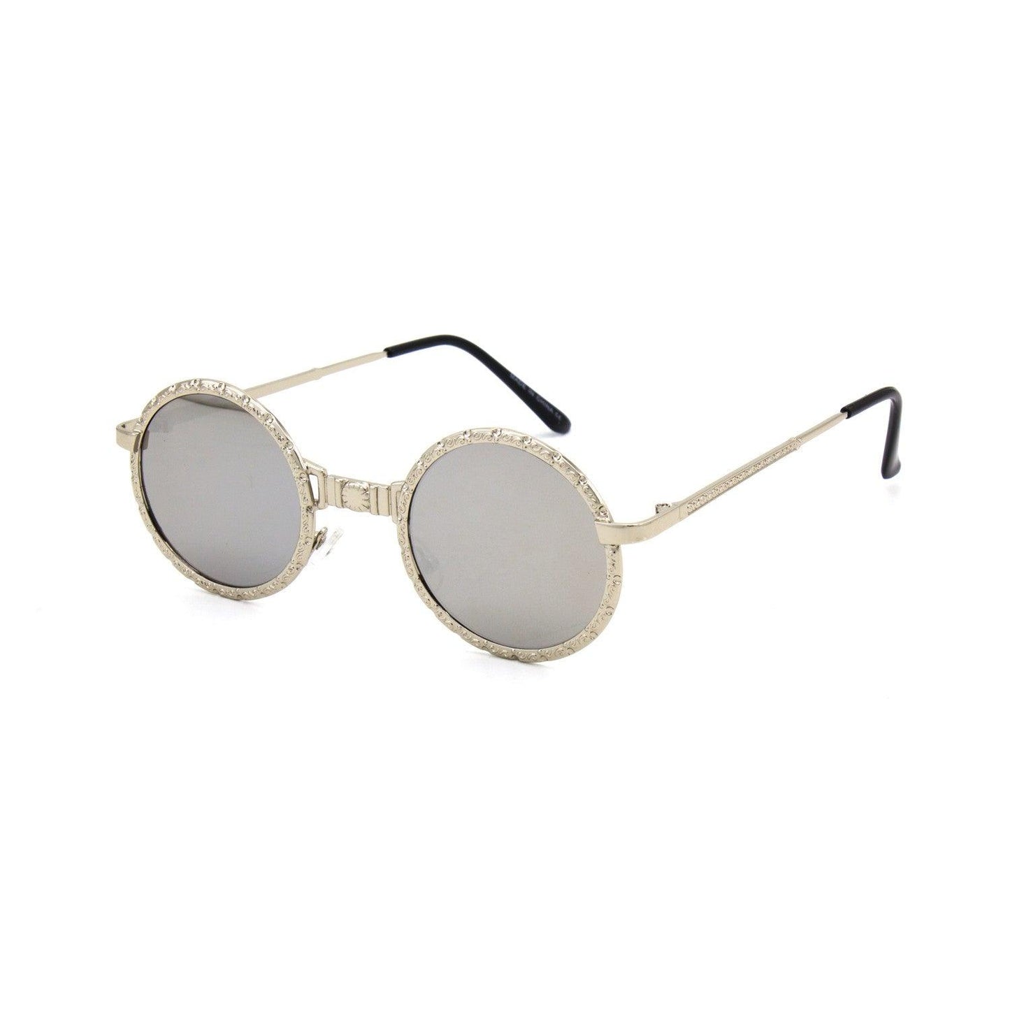 "GLAM 70'S" Round Sunglasses - Weekend Shade Sunglasses