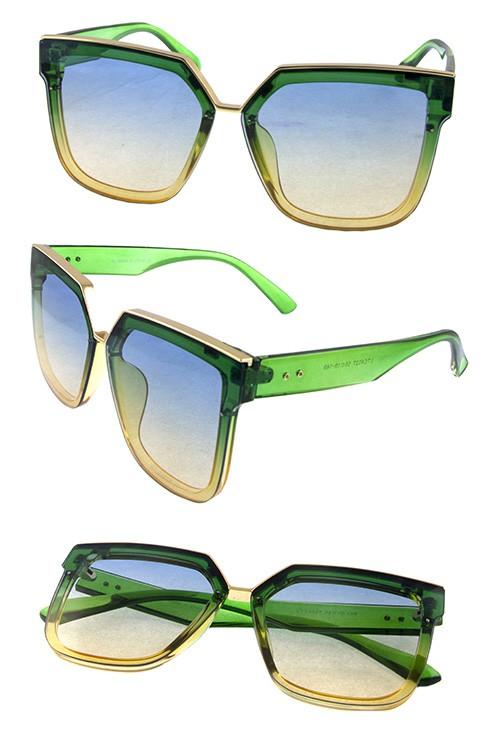 "HIGH END" Fashion Square Sunglasses - Weekend Shade Sunglasses