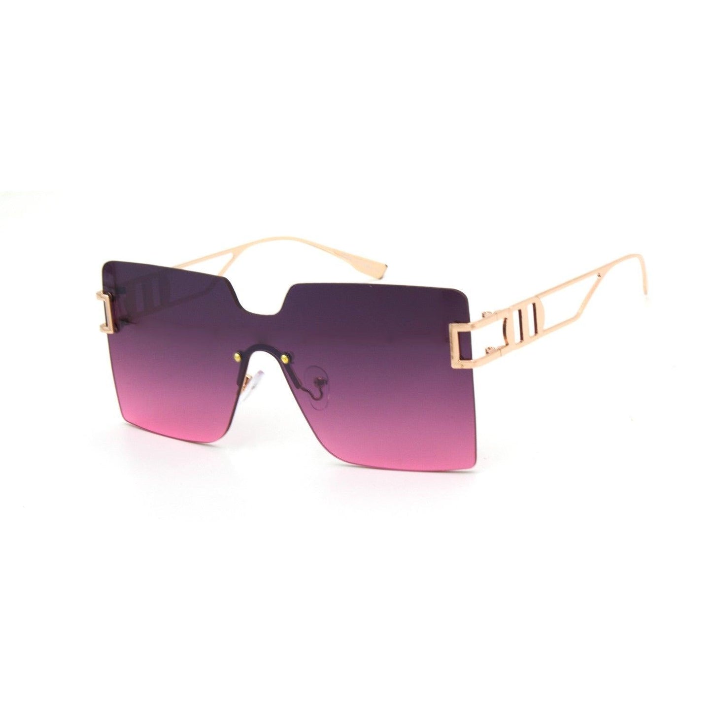 Fashion Rimless Square Sunglasses - Weekend Shade Sunglasses