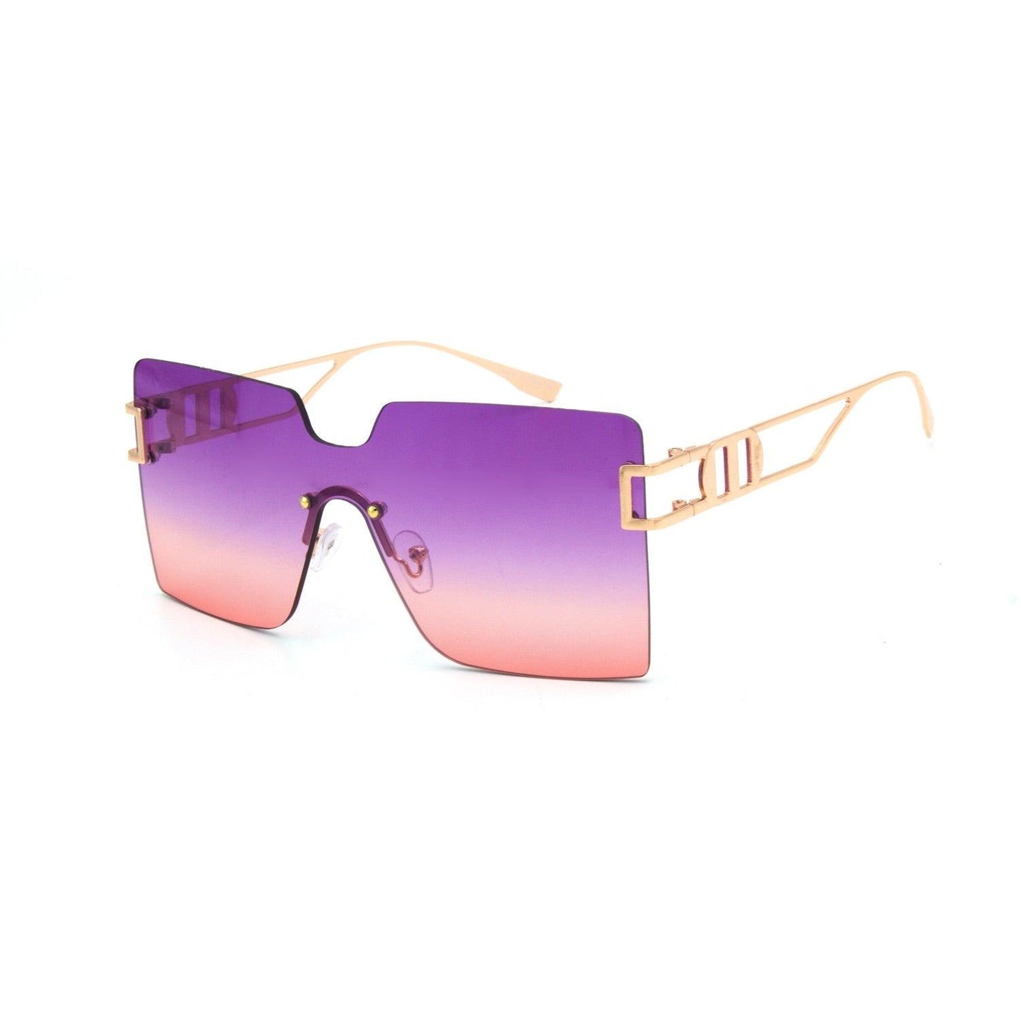 Fashion Rimless Square Sunglasses - Weekend Shade Sunglasses