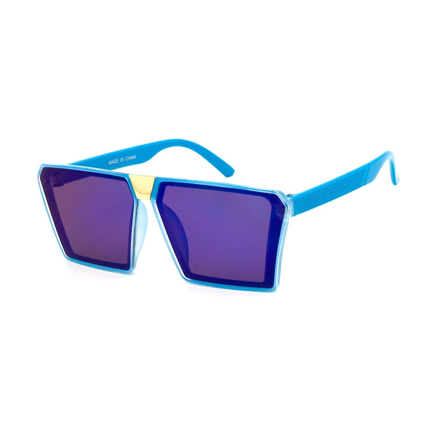 Kids Neon Oversize Square Sunglasses - Weekend Shade Sunglasses