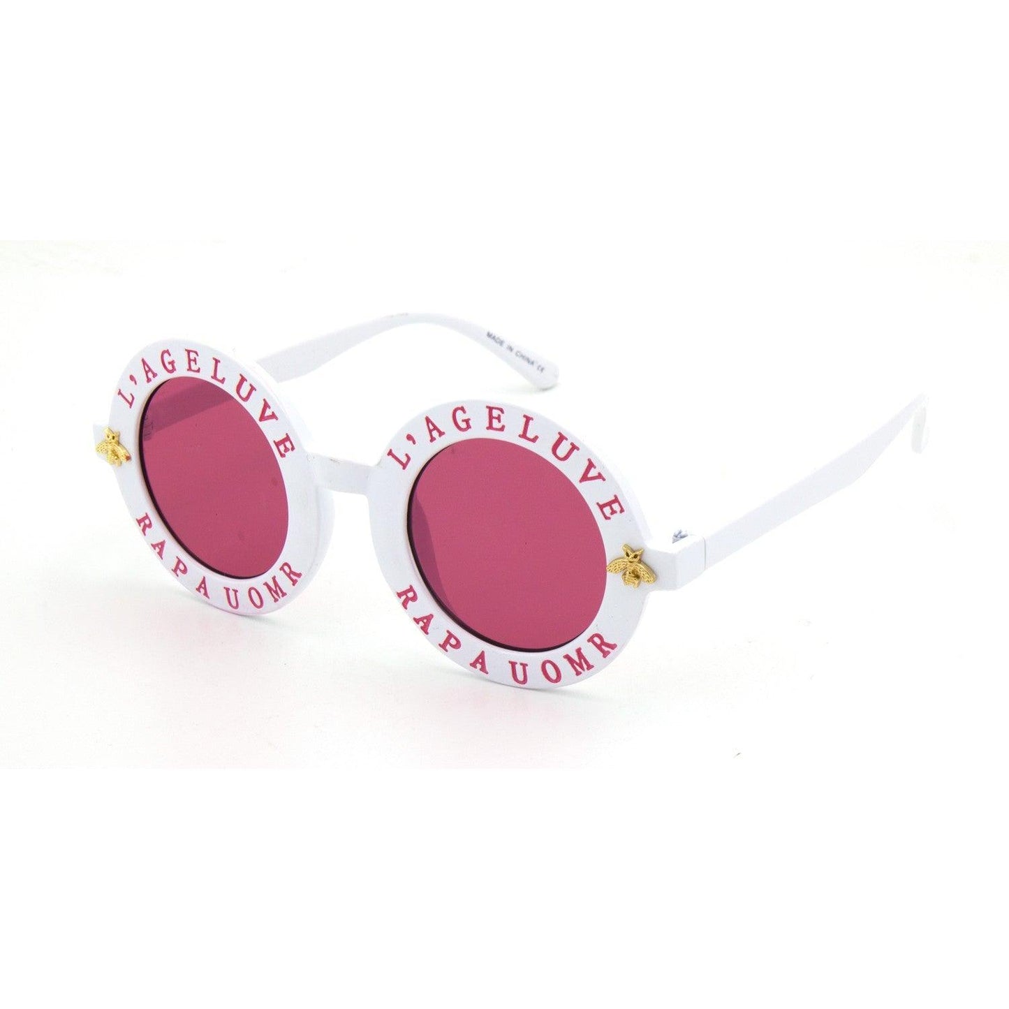 "Love is Blind" Round Sunglasses - Weekend Shade Sunglasses