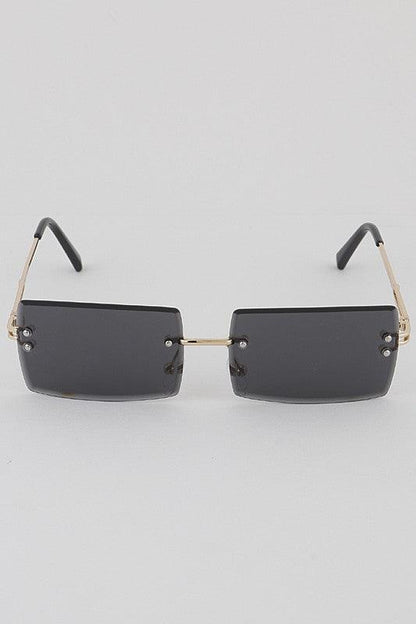 "Cameo" Rimless Square Frames - Weekend Shade Sunglasses