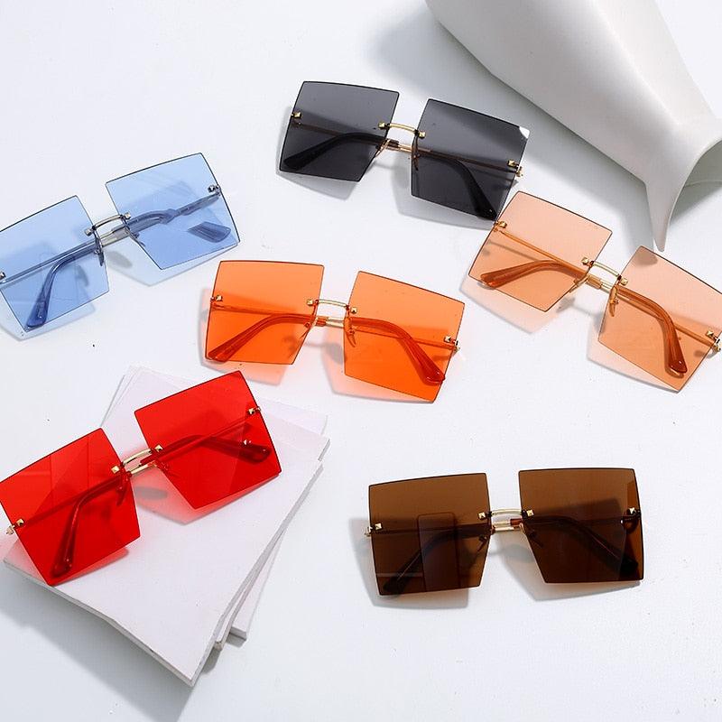 Trendy Oversized Square Sunglasses - Weekend Shade Sunglasses