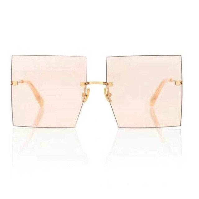 Trendy Oversized Square Sunglasses - Weekend Shade Sunglasses