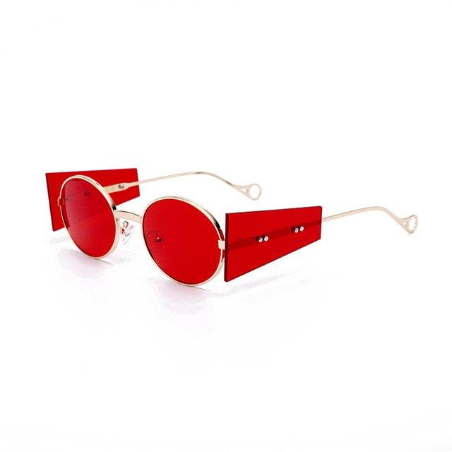 Punkish Oval Round Sunglasses - Weekend Shade Sunglasses