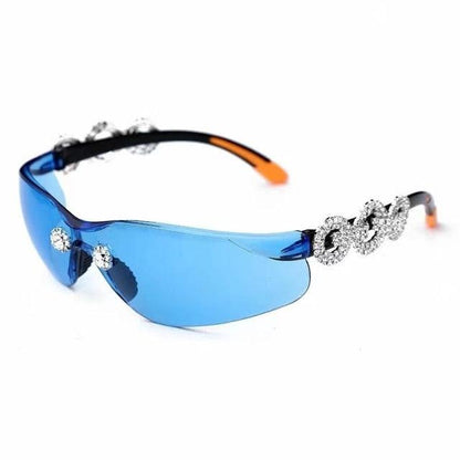 Diamond Goggle Sunglasses - Weekend Shade Sunglasses