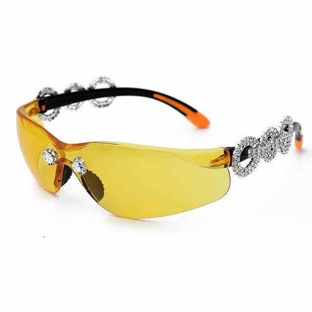 Diamond Goggle Sunglasses - Weekend Shade Sunglasses