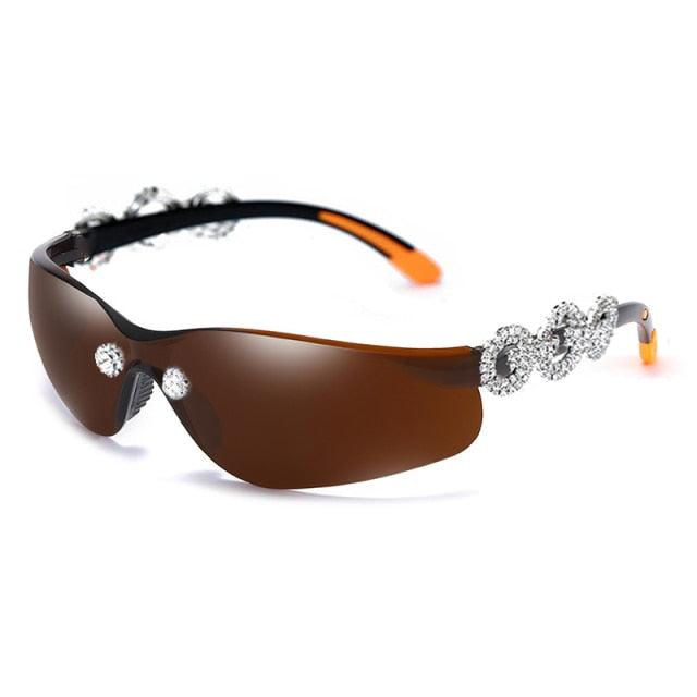 Diamond Goggle Sunglasses - Weekend Shade Sunglasses