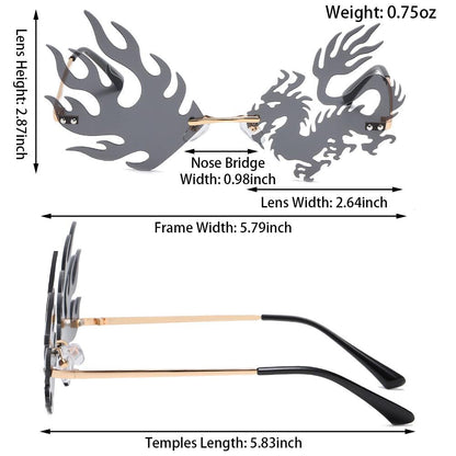 Dragon Phoenix Fashion Sunglasses - Weekend Shade Sunglasses