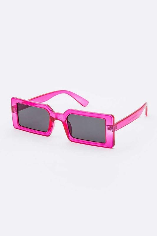 "No Good"  Retro Square Sunglasses - Weekend Shade Sunglasses