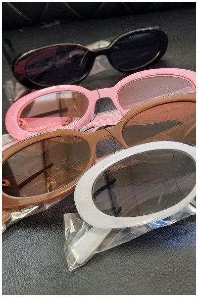 "Cool Barbie" Oval Sunglasses - Weekend Shade Sunglasses