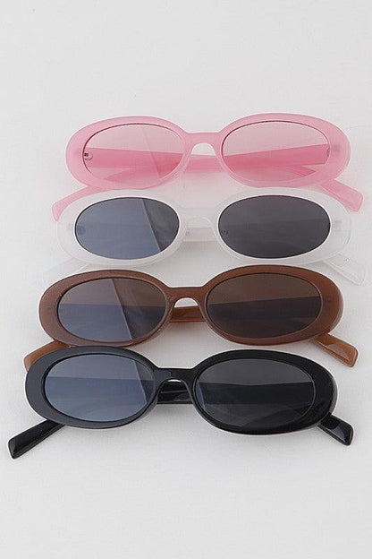 "Cool Barbie" Oval Sunglasses - Weekend Shade Sunglasses