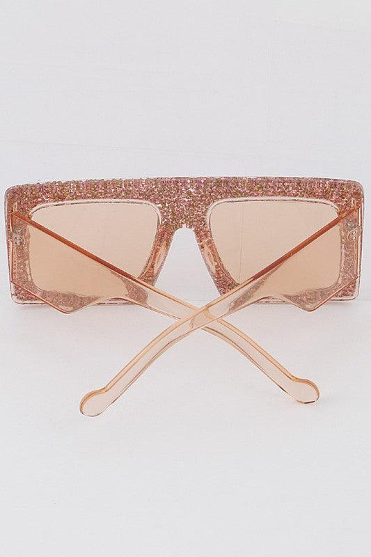 Druzy Plastic Square Sunglasses - Weekend Shade Sunglasses