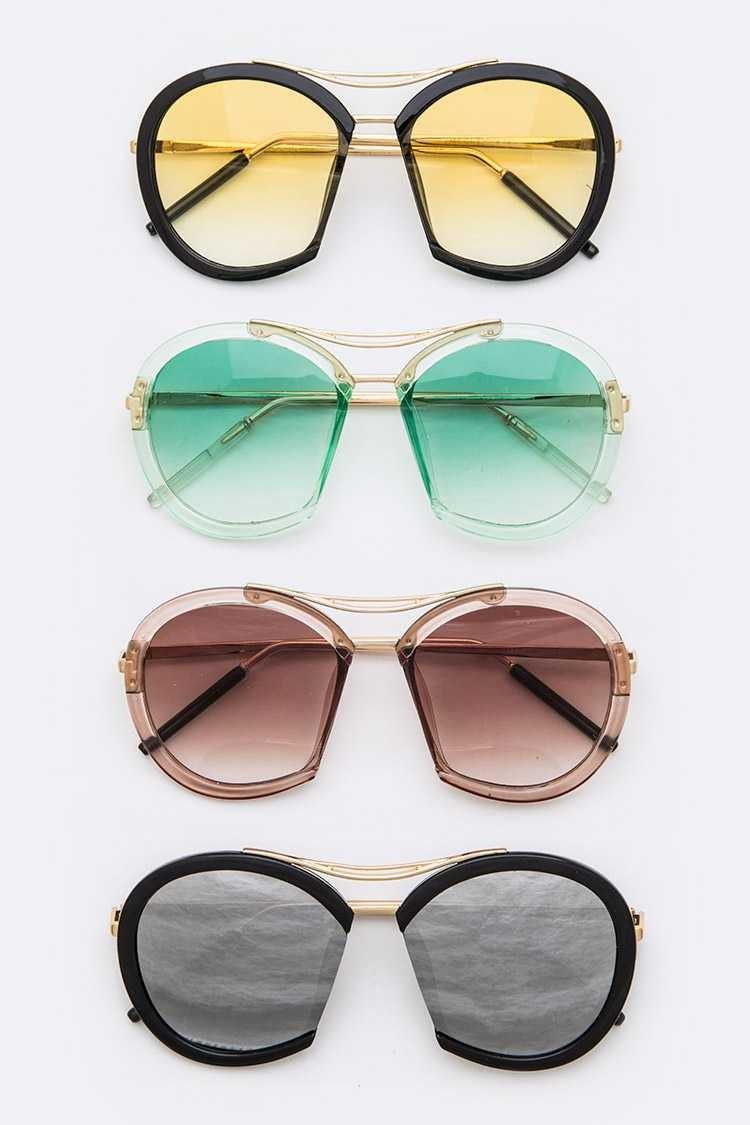 "Sunny" Iconic Oversize Mix Tint Sunglasses - Weekend Shade Sunglasses