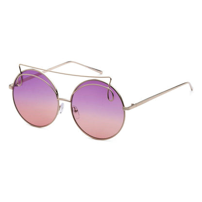 "Valerie" Metal Round Sunglasses - Weekend Shade Sunglasses